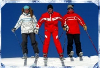  Skifahren in Le Sauze 